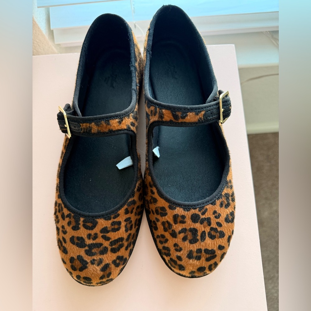 Target Leopard Print Mary Jane shoes